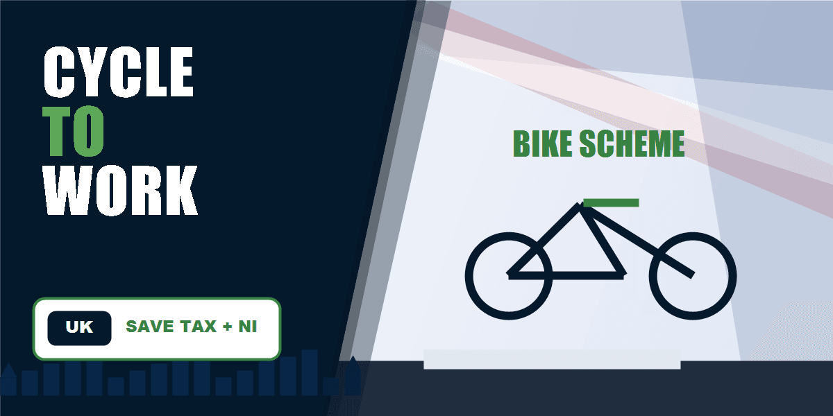UK Cycle to Work salary sacrifice tax saving infographic