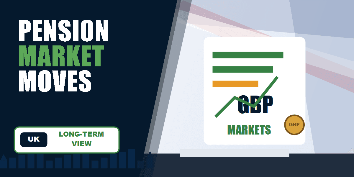 UK pension investments and market fluctuations retirement planning infographic