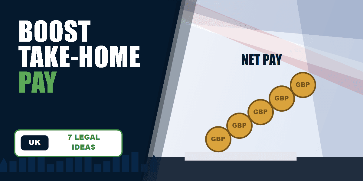 UK take-home pay tax saving salary sacrifice infographic