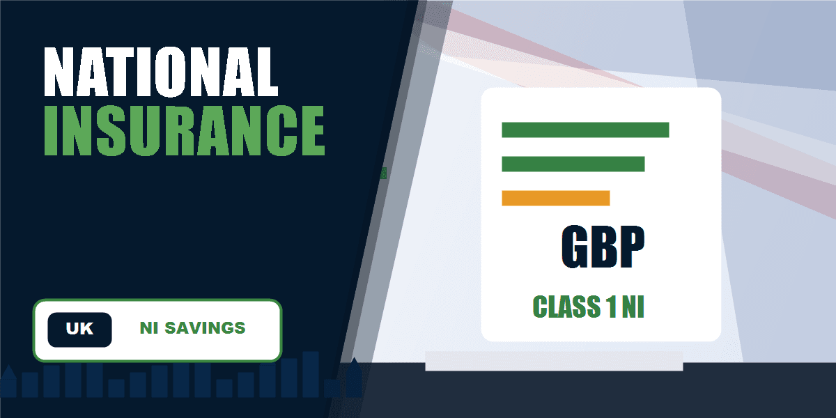UK National Insurance contributions and salary sacrifice savings infographic