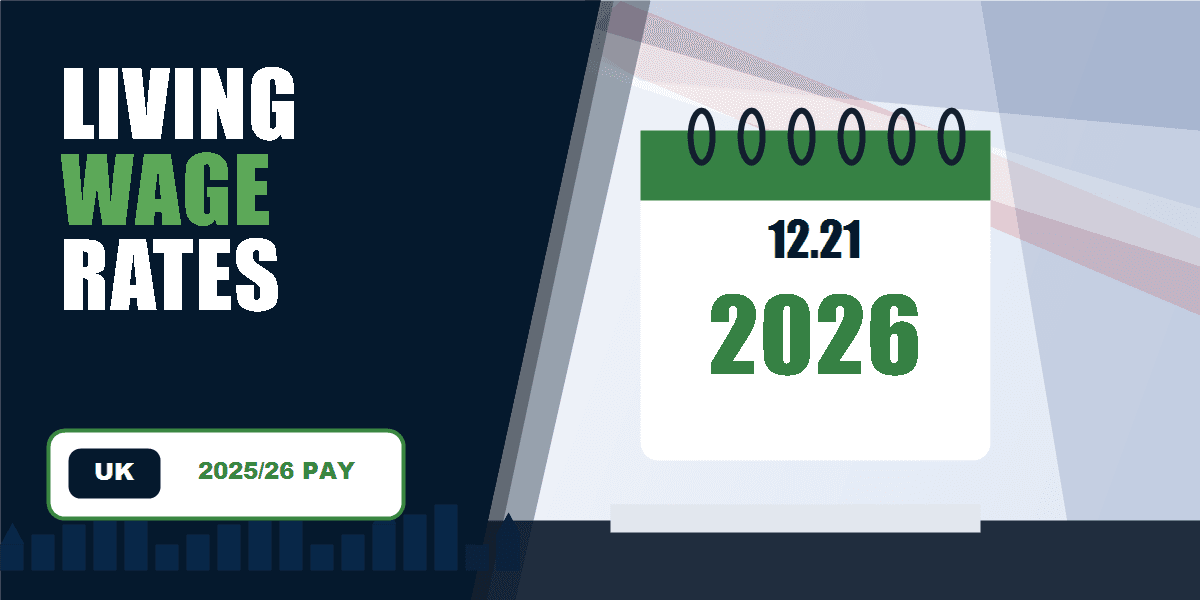 UK National Living Wage 2025 26 pay rise infographic