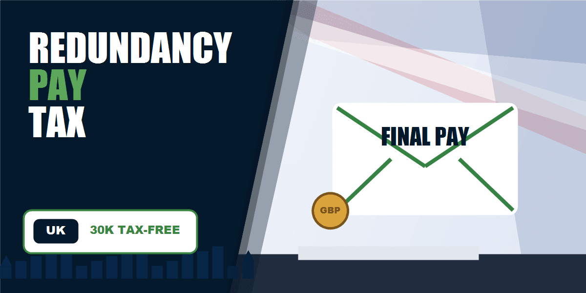 UK redundancy pay tax and HMRC rules infographic