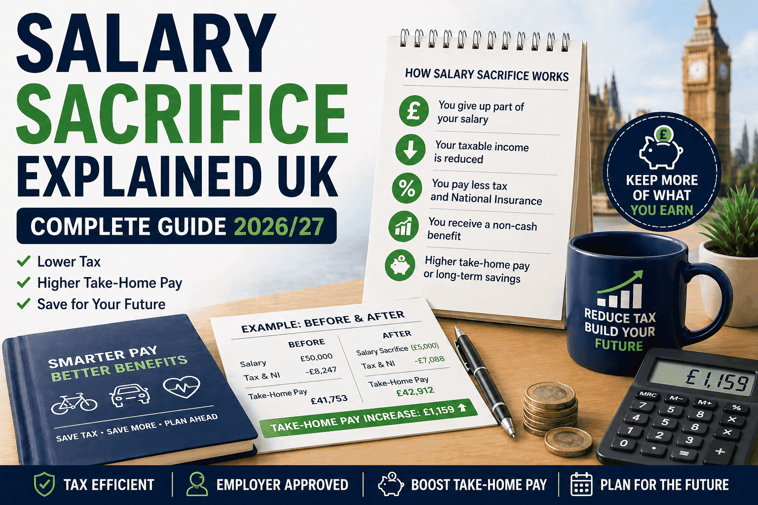 UK salary sacrifice complete guide 2026/27 — tax and NI savings explained
