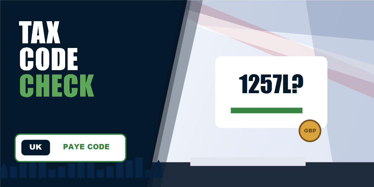 UK tax codes PAYE HMRC code check infographic