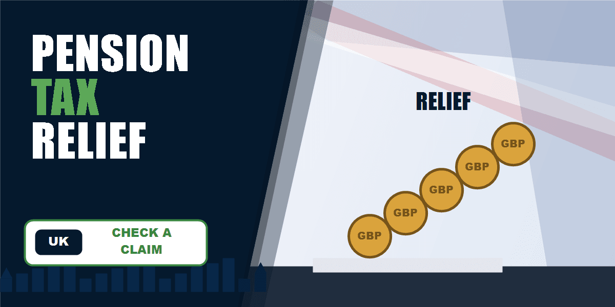 UK unclaimed pension tax relief higher rate taxpayer infographic