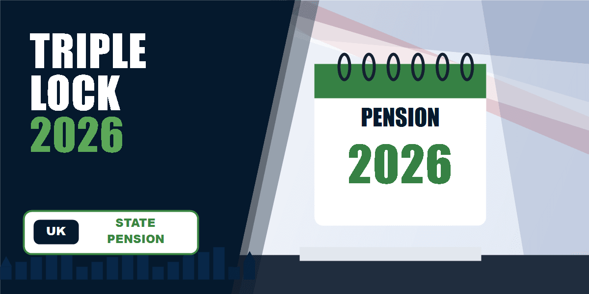 UK State Pension triple lock 2026 retirement income infographic